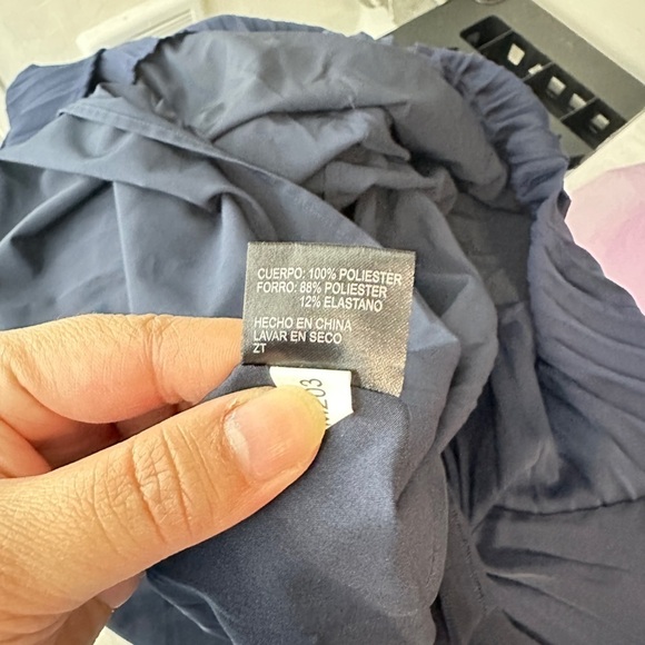 NWT Gianni Bini Danica Tiered Ruffle Sweetheart Dress in Navy Sz 8 - Picture 14 of 14